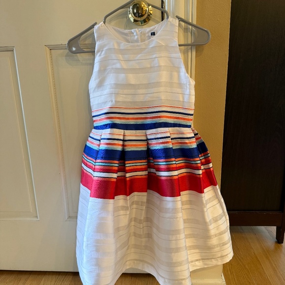 Janie and Jack Other - Janie and Jack Size 8 Striped Organza Dress Monte Carlo Charm Lane Tulle